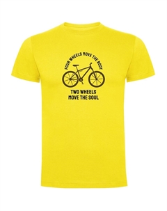 Футболка Four Wheels Move The Body, желтый Kruskis
