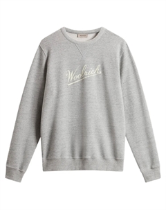 Толстовка с круглым вырезом, серый Woolrich