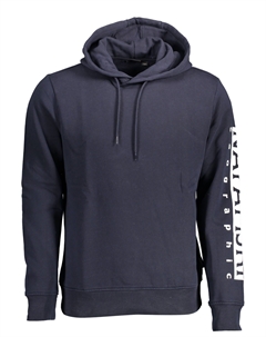 Синий хлопковый мужской свитер Napapijri