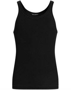 Майка с нашивкой-логотипом, черный Dolce&gabbana