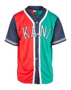 Повседневная рубашка Comfort fit Button Up Shirt, разноцветный Karl kani