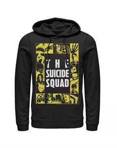 Мужская толстовка с желтым квадратным логотипом The Suicide Squad Licensed character