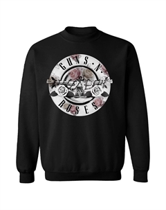 Мужской свитшот Guns n' Roses с цветочным принтом Bullet Licensed character