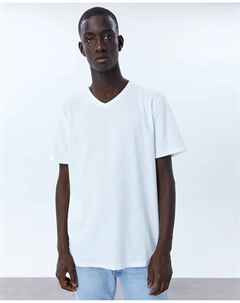 Белая мужская футболка с короткими рукавами, белый Сфера