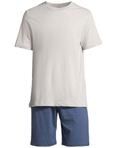 Пижама Night & Home, цвет blau/grau Schiesser