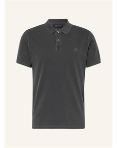 Рубашка-поло из пике, темно-серый Marc o'polo