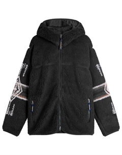 Толстовка с капюшоном из флиса на молнии, черный Pendleton