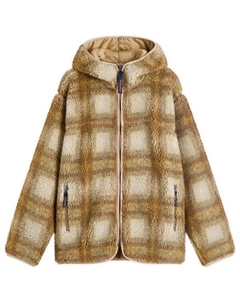 Толстовка с капюшоном из флиса на молнии, белый Pendleton