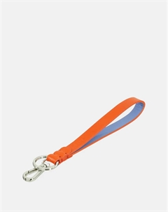 Брелок с кожаным ремешком на запястье и карабином, оранжевый Dudu