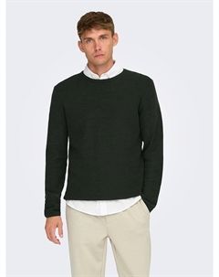 Пуловер, черный Only & sons