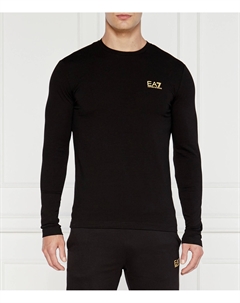 Лонгслив Slim Fit, черный Ea7