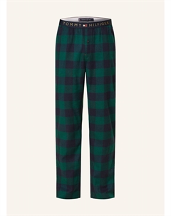 Фланелевая пижама, цвет DUNKELGRÜN/DUNKELBLAU Tommy hilfiger