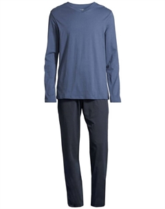 Пижама Night & Home, темно-синий Schiesser