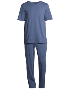 Пижама Night & Home, синий Schiesser