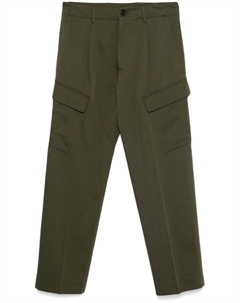 Брюки-карго из твила, зеленый Paul smith