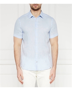 Льняная рубашка pit Slim Fit, небесно-голубой Joop