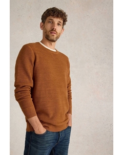 Джемпер Attadale с круглым вырезом, оранжевый White stuff