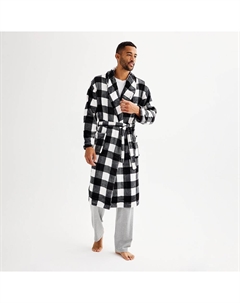 Мужской банный халат, цвет White Buffalo Check Sonoma goods for life