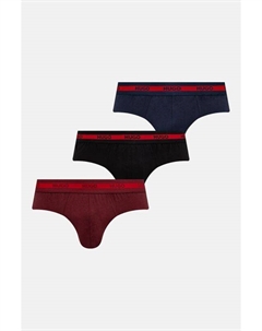 3 пары трусов, красный Hugo