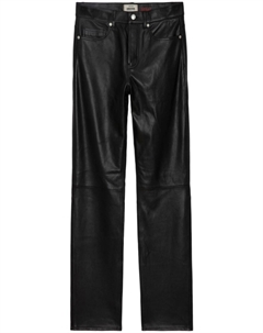Кожаные брюки John, черный Zadig&voltaire