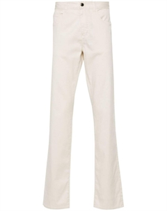 Брюки с нашивкой-логотипом, серый Canali