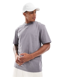 Серая футболка dapolino Hugo red