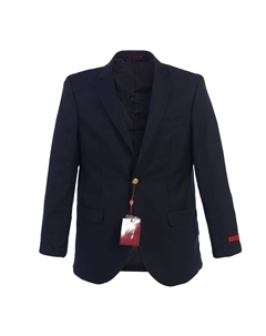 Мужской деловой пиджак, темно-синий Gioberti