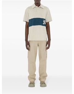 Рубашка-поло EKD в полоску, серый Burberry