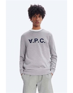 Толстовка Sweat Vpc из хлопка, серый A.p.c.