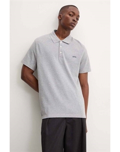 Стандартное хлопковое поло GOTS, серый A.p.c.