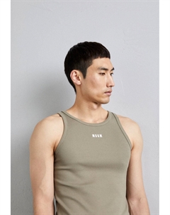 Топ, темно-зеленый Msgm