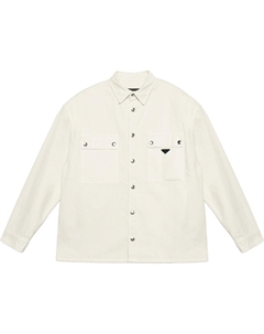 Рубашка мужская белая, белый Prada