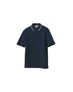 Рубашка поло мужская темно-синяя Hermes, темно-синий Hermès