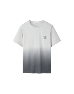 Футболка мужская светло-серая градиентная DM, серый Hla