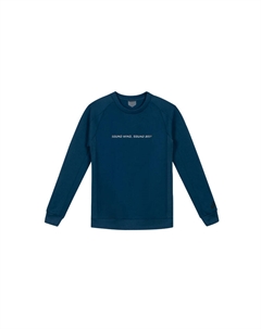 Толстовка мужская темно-синяя, темно-синий Asics