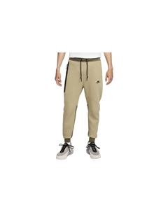 Спортивные штаны из флиса и трикотажа для мужчин, цвет оливковый, оливковый Nike
