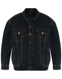 Джинсовая куртка мужская черная, черный Saint laurent