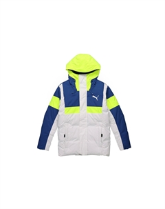 Пуховик мужской белый ледяной синий, голубой Puma