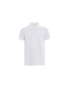 Рубашка поло мужская белая, белый Saint laurent