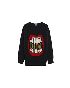 Кашемировый свитер мужской черный, черный Celine
