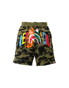 Готовые повседневные шорты X Shark Series для мужчин, цвет армейский зеленый, зеленый A bathing ape®