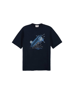 Футболка мужская синяя Hermes, синий Hermès