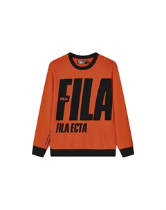 Свитер мужской оранжевый, оранжевый Fila