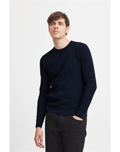 Пуловер Strick CFKarlo 0092 structured crew neck knit 20504787, синий Casual friday