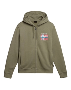 Толстовка B-Guiro 1 Full Zip, зеленый Napapijri