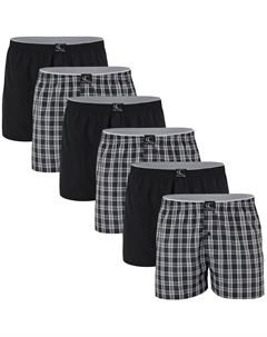 Боксеры Web-Boxershorts 6 шт, черный Clark crown