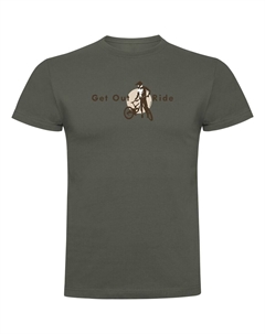 Футболка Get Out And Ride, зеленый Kruskis