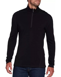 Мужской рубашка Merino 250 на молнии 1/4, черный Smartwool