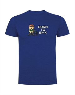 Футболка Born To BMX, синий Kruskis