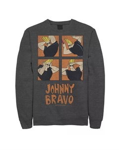 Мужской свитшот с прической Cartoon Network Johnny Bravo Box Up Licensed character